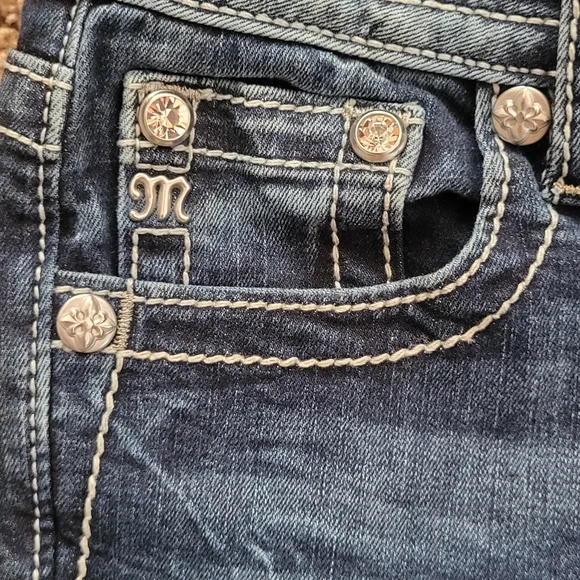 EUC MISS ME JEANS SZ 26 - Picture 5 of 6